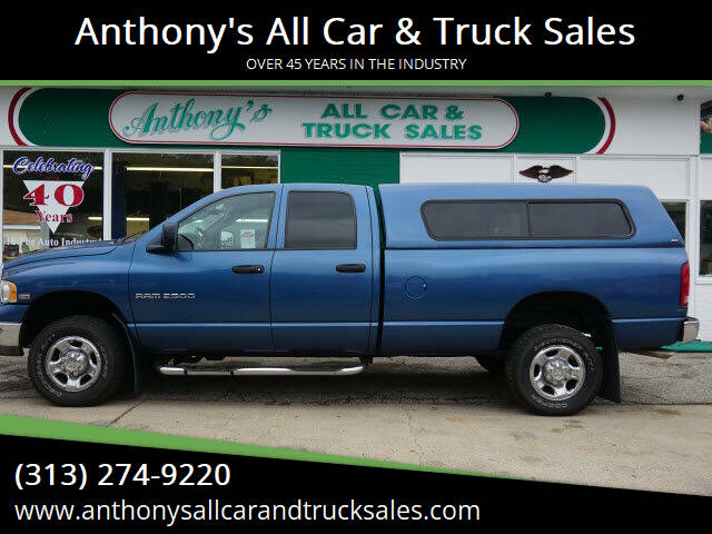 2003 Dodge Ram 2500 for sale at Anthony's All Car & Truck Sales in Dearborn Heights MI