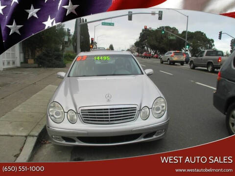 2003 Mercedes-Benz E-Class for sale at West Auto Sales in Belmont CA