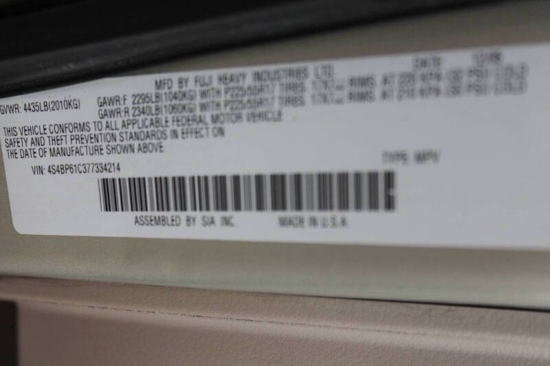 2007 Subaru Outback 2.5i