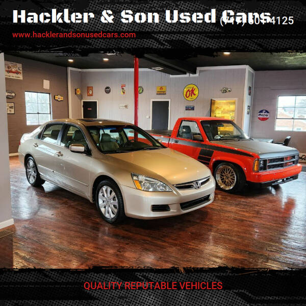 2007 Honda Accord for sale at Hackler & Son Used Cars in Red Lion PA