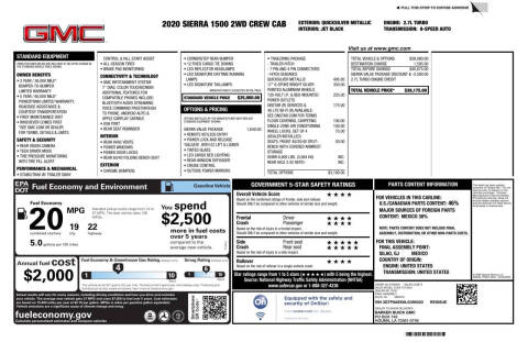 2020 GMC Sierra 1500