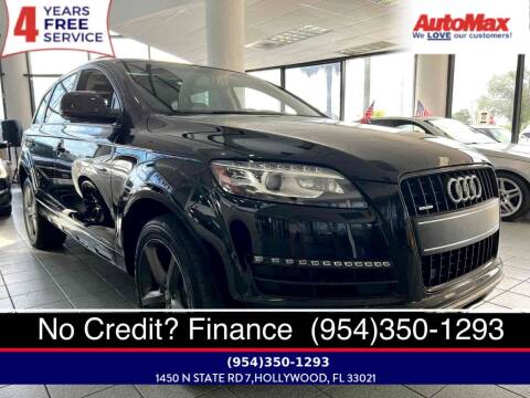 2015 Audi Q7 for sale at Auto Max in Hollywood FL