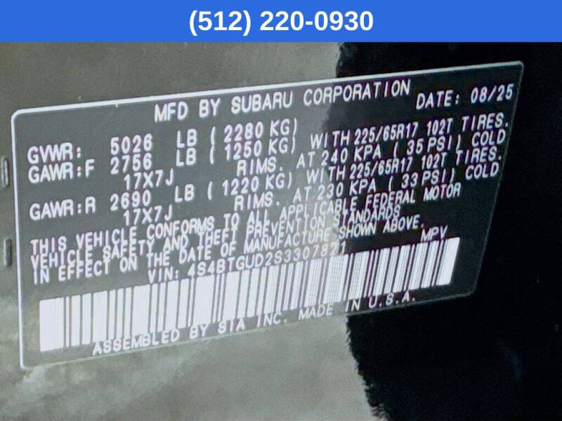 2025 Subaru Outback Wilderness