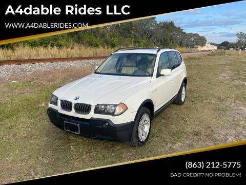 2004 BMW X3 for sale at A4dable Rides LLC in Haines City FL