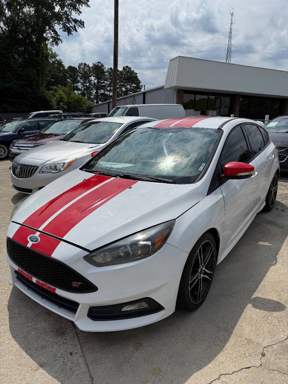 White 2016 Ford Focus ST ST 4dr Hatchback 2