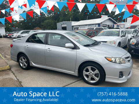 2013 Toyota Corolla for sale at Auto Space LLC in Norfolk VA