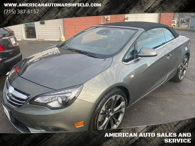 2018 Buick Cascada for sale at AMERICAN AUTO SALES AND SERVICE in Marshfield WI