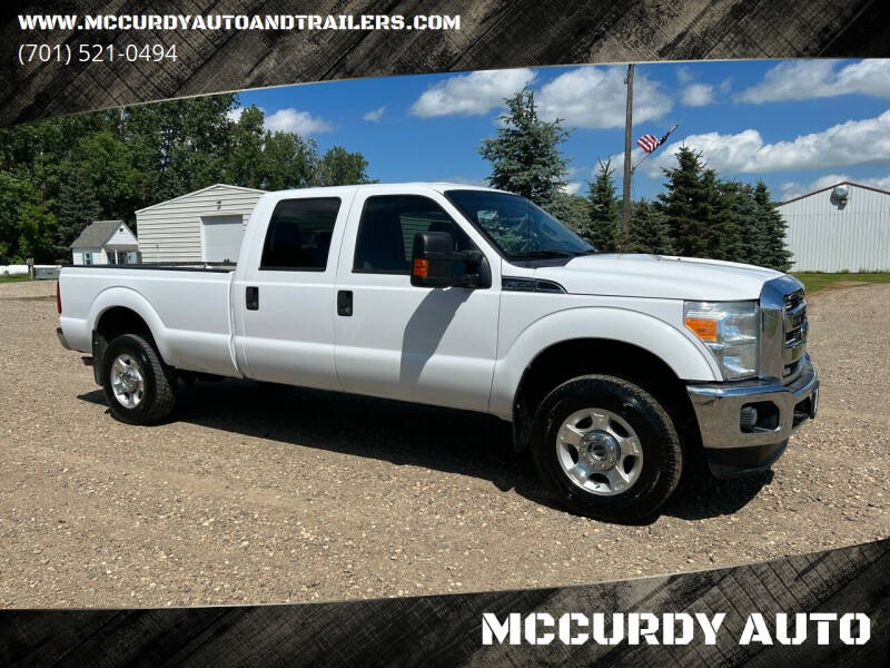 2012 Ford F-350 Super Duty for sale at MCCURDY AUTO in Cavalier ND