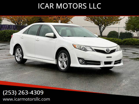 2012 Toyota Camry for sale at ICAR MOTORS LLC in Auburn WA