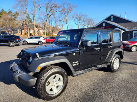 2016 Jeep Wrangler Unlimited for sale at Auto Point Motors, Inc. in Feeding Hills MA