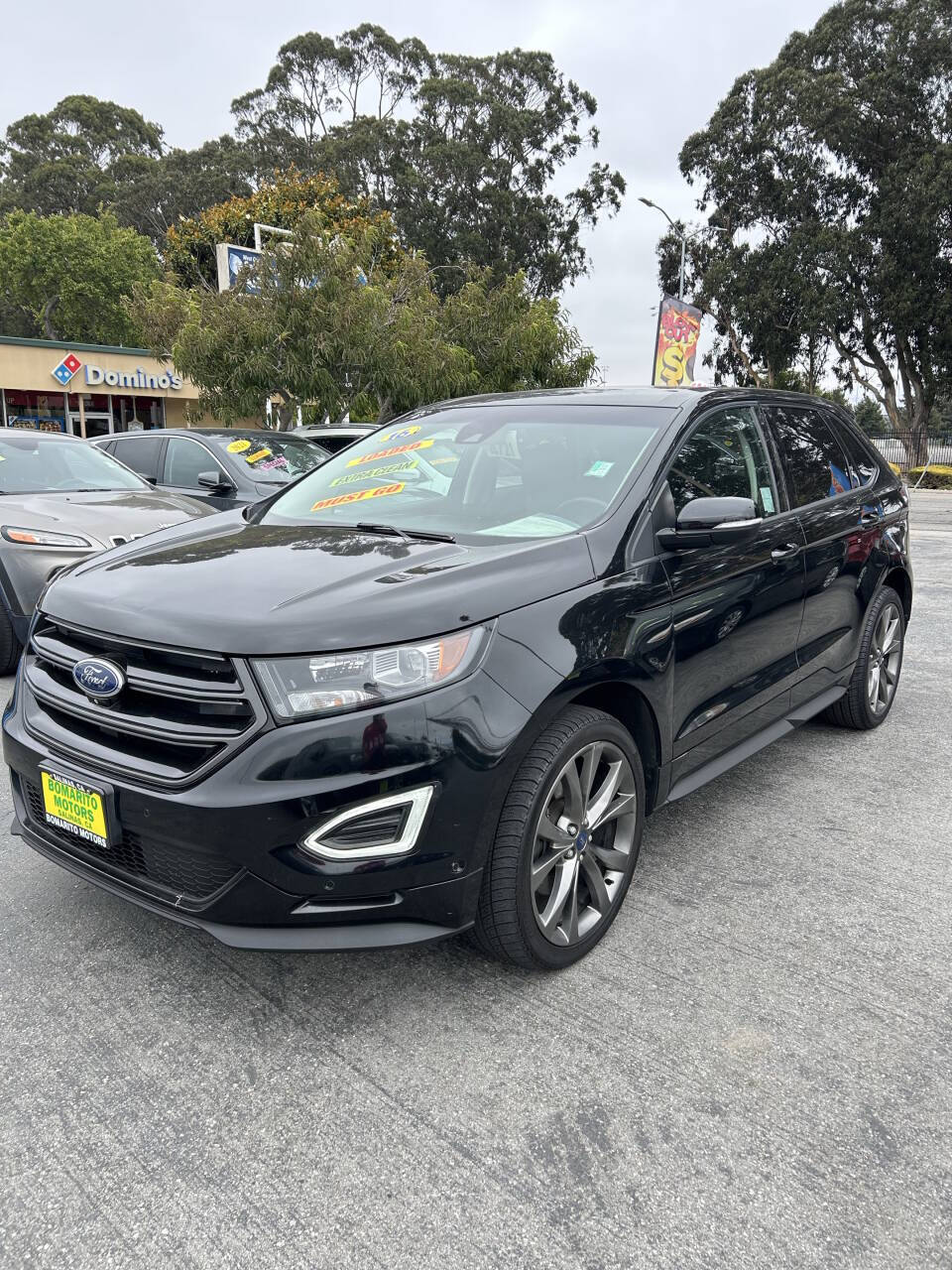 Black 2016 Ford Edge Sport AWD Sport 4dr Crossover 1