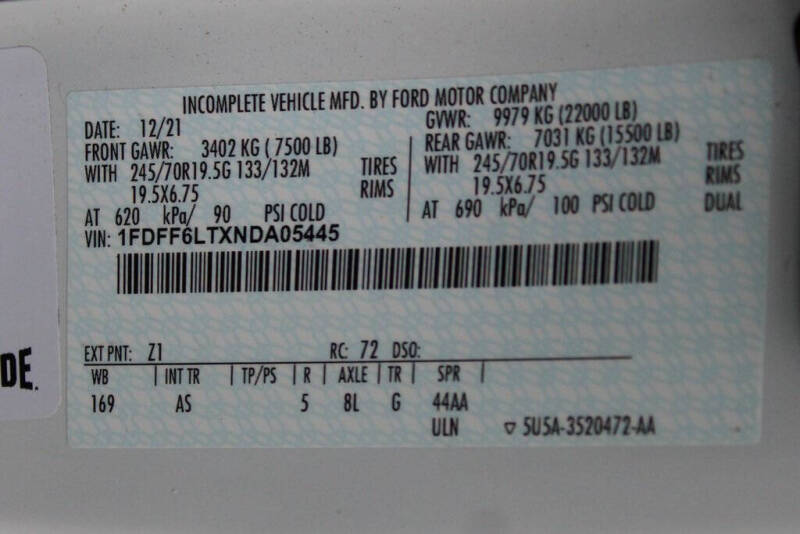 2022 Ford F-600 Super Duty