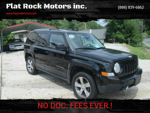 2016 Jeep Patriot for sale at Flat Rock Motors inc. in Mount Airy NC