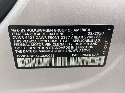 2020 Volkswagen Passat SEL