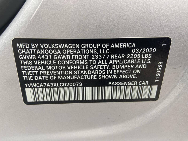 2020 Volkswagen Passat SEL