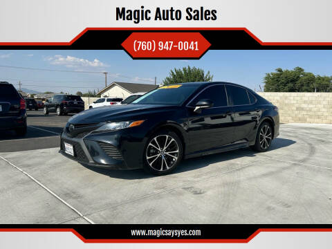 2018 Toyota Camry for sale at Magic Auto Sales in Hesperia CA