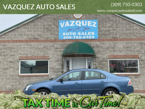 2009 Ford Fusion for sale at VAZQUEZ AUTO SALES in Bloomington IL
