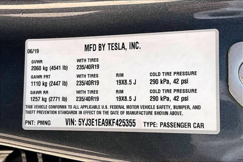 2019 Tesla Model 3