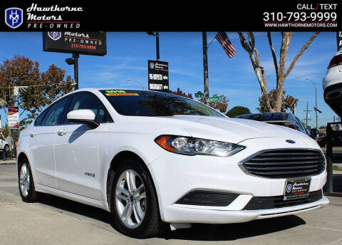 2018 Ford Fusion Hybrid for sale at Hawthorne Motors Pre-Owned in Lawndale CA