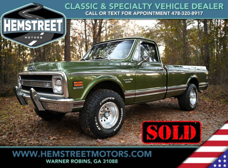 1971 Chevrolet C/K 10 Series for sale at Hemstreet Motors in Warner Robins GA