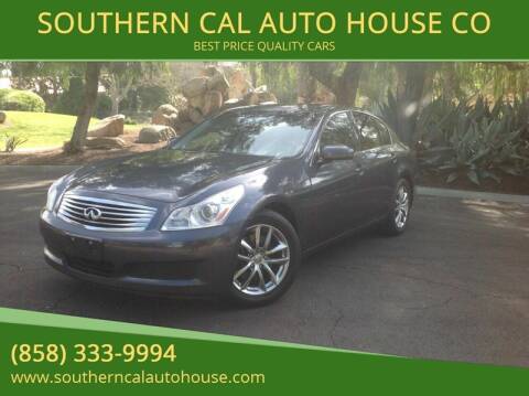 2008 Infiniti G35 for sale at SOUTHERN CAL AUTO HOUSE CO in San Diego CA