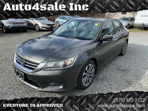 2014 Honda Accord for sale at Auto4sale Inc in Mount Pocono PA