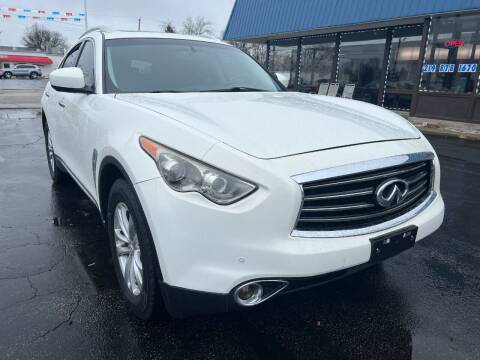2014 Infiniti QX70 for sale at GREAT DEALS ON WHEELS in Michigan City IN