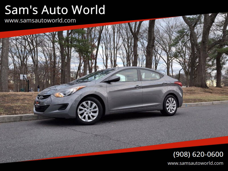 2013 Hyundai Elantra for sale at Sam's Auto World in Roselle NJ