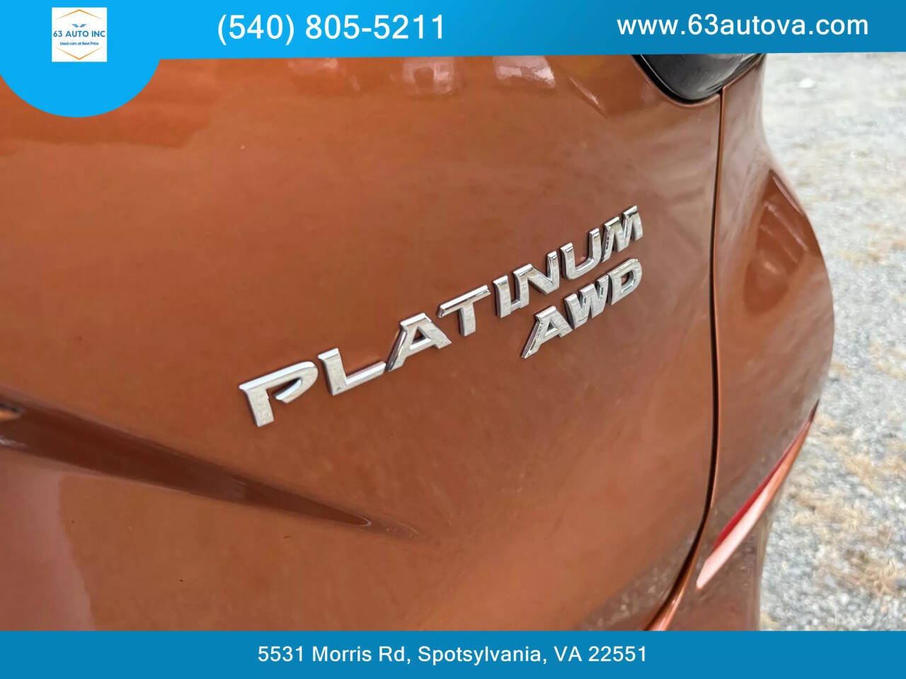 2015 Nissan Murano for sale at 63 Auto Inc in Spotsylvania, VA