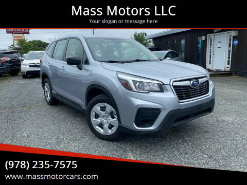 2019 Subaru Forester for sale at Mass Motors LLC in Worcester MA