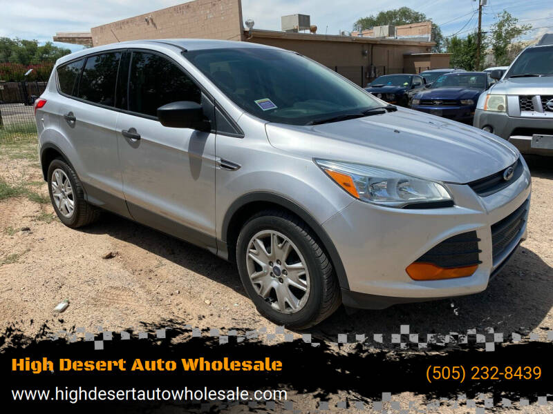 2016 Ford Escape for sale at High Desert Auto Wholesale in Albuquerque NM