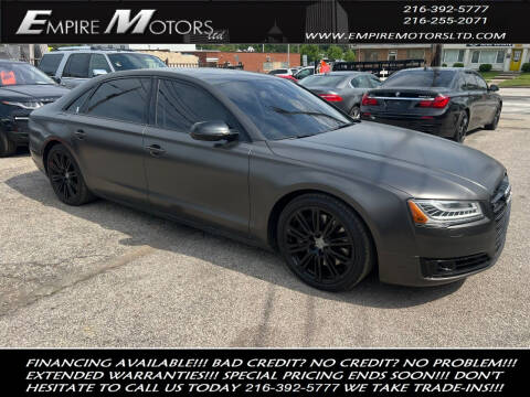 2015 Audi A8 L for sale at Empire Motors LTD in Cleveland OH