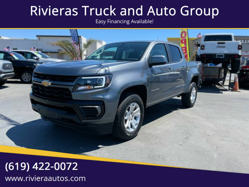 2021 Chevrolet Colorado for sale at Rivieras Truck and Auto Group in Chula Vista CA