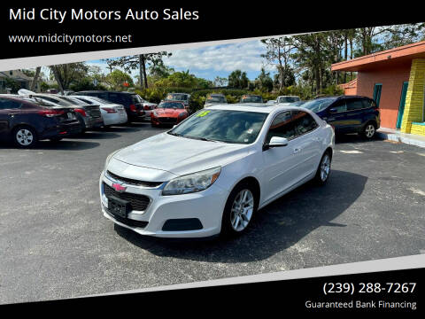 2015 Chevrolet Malibu for sale at Mid City Motors Auto Sales in Fort Myers FL