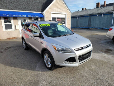 2014 Ford Escape for sale at TC Auto Repair and Sales Inc in Abington MA