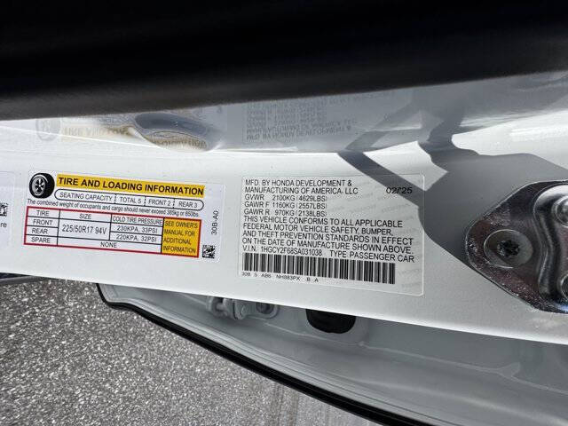 2025 Honda Accord Hybrid EX-L