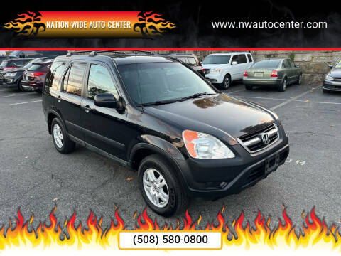 2004 Honda CR-V for sale at Nation Wide Auto Center in Brockton MA