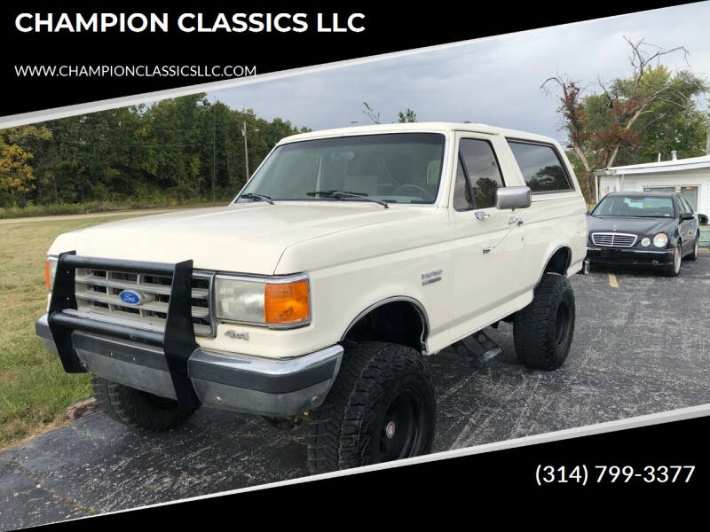 1988 Ford Bronco XLT