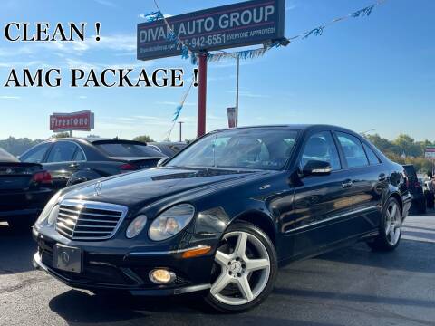 2009 Mercedes-Benz E-Class for sale at Divan Auto Group in Feasterville Trevose PA