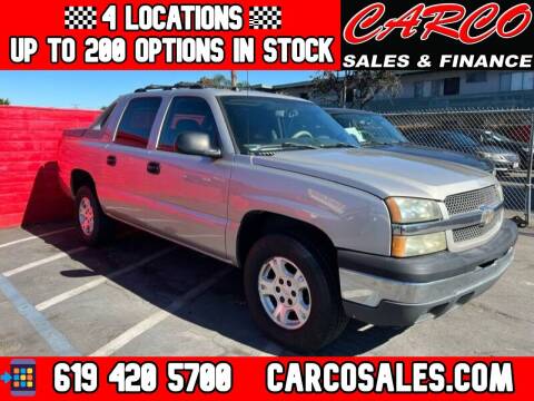 2004 Chevrolet Avalanche for sale at CARCO OF POWAY in Poway CA