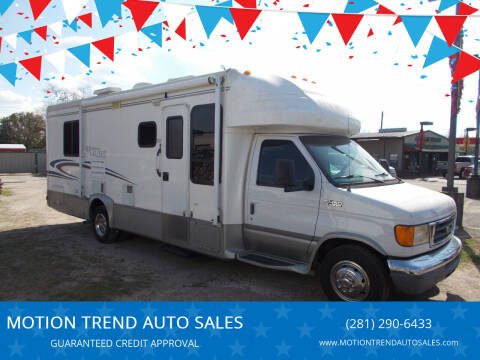 2004 Ford E450 MODEL 5270 for sale at MOTION TREND AUTO SALES in Tomball TX