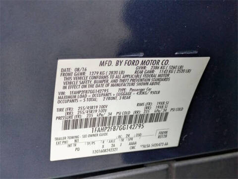 2016 Ford Taurus Limited