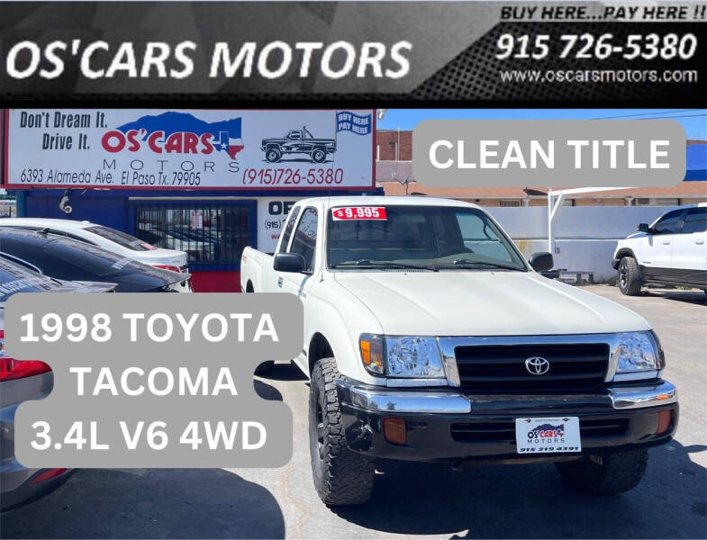 1998 Toyota Tacoma for sale at Os'Cars Motors in El Paso TX