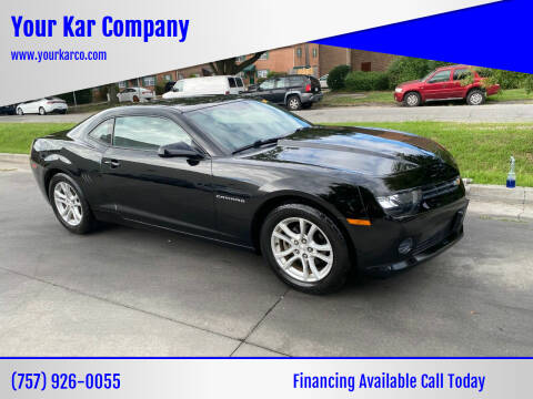 2015 Chevrolet Camaro for sale at Your Kar Company in Norfolk VA