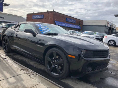 2013 Chevrolet Camaro for sale at WILSON MOTORS in Stockton CA