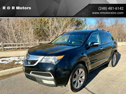 2012 Acura MDX for sale at R & R Motors in Waterford MI