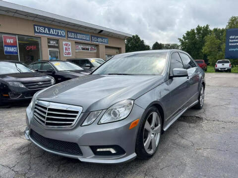 2011 Mercedes-Benz E-Class for sale at USA Auto Sales & Services, LLC in Mason OH