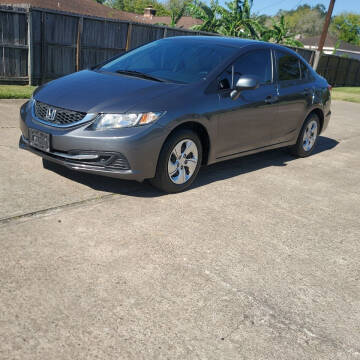 2013 Honda Civic for sale at MOTORSPORTS IMPORTS in Houston TX