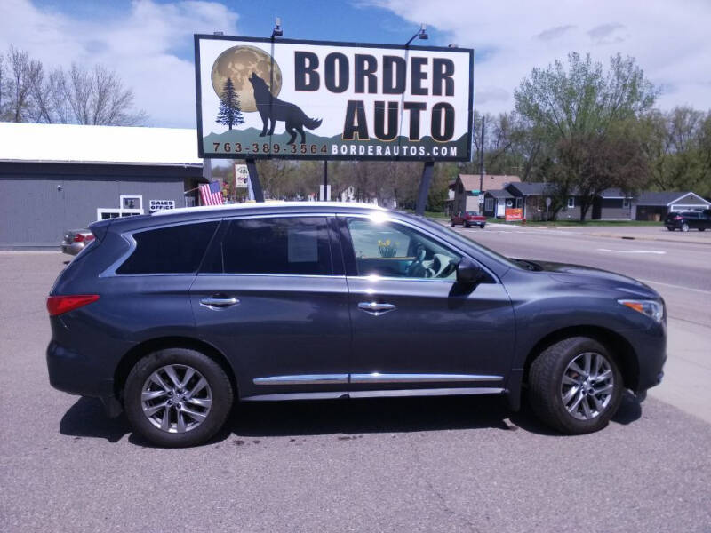 2013 Infiniti JX35 for sale at Border Auto of Princeton in Princeton MN