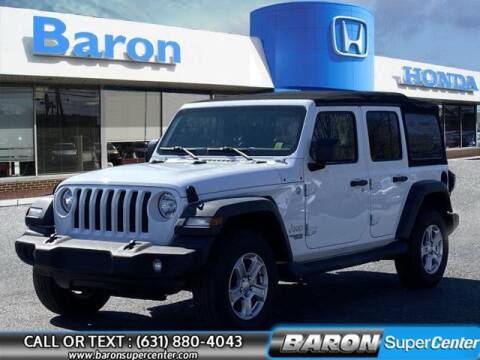 2018 Jeep Wrangler Unlimited for sale at Baron Super Center in Patchogue NY